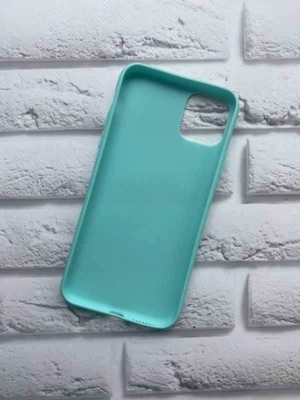 Силіконовий матовий чохол для iPhone 11 Pro Max (6,5) Бірюзовий