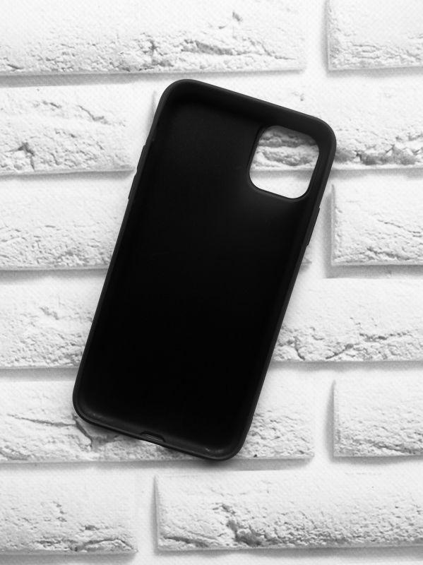 Силіконовий матовий чохол для iPhone 11 Pro Max (6,5) Чорний