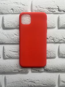 Силіконовий матовий чохол для iPhone 11 Pro Max (6,5) Червоний