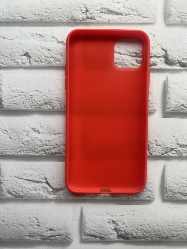 Силіконовий матовий чохол для iPhone 11 Pro Max (6,5) Червоний
