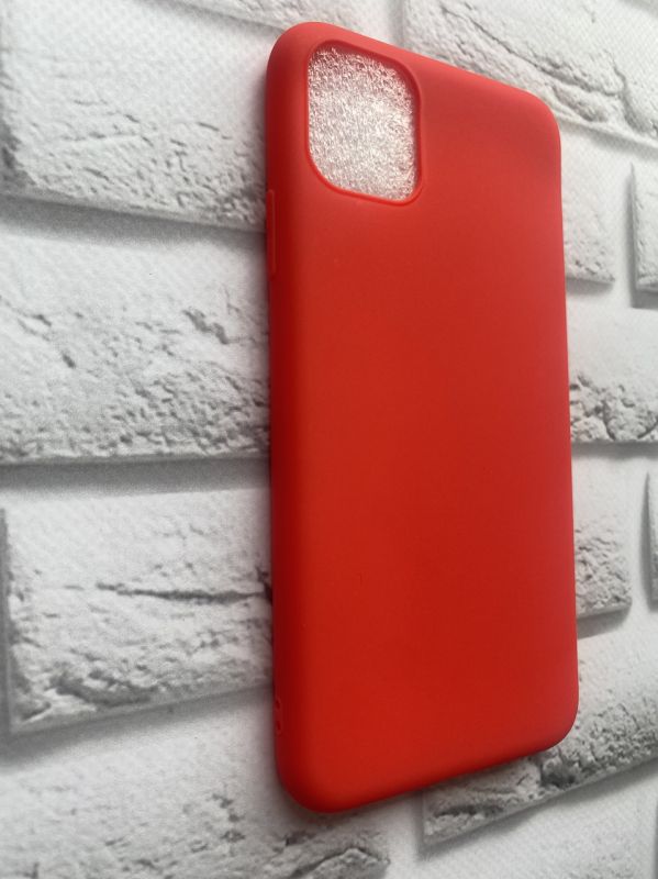 Силіконовий матовий чохол для iPhone 11 Pro Max (6,5) Червоний