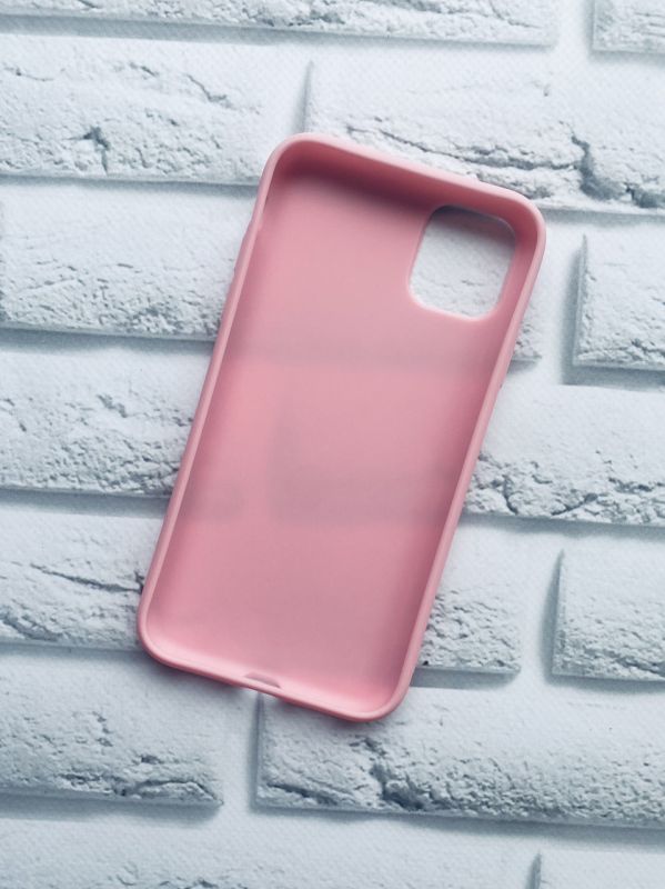 Силіконовий матовий чохол для iPhone 11 (6,1) Рожевий