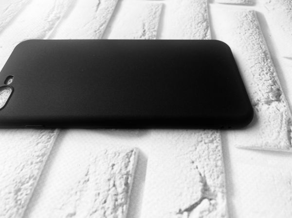 Силіконовий матовий чохол на iPhone 7 Plus/8 Plus Чорний