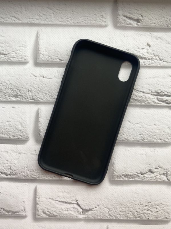 Силіконовий матовий чохол для Apple iPhone XR Чорний