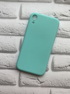 Силіконовий матовий чохол для Apple iPhone XR Бірюзовий