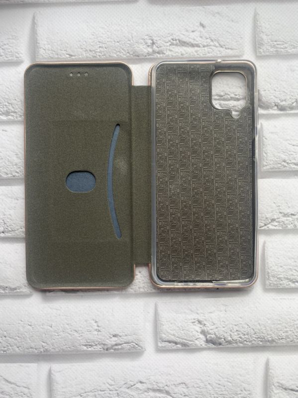 Чохол книжка G-Case для Samsung Galaxy A12 Рожеве золото