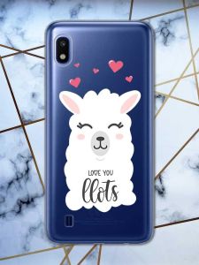 Чохол на Samsung Galaxy A10 (2019) A105 рельєфний дизайн Лама принт 94