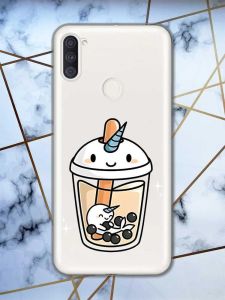 Прозорий чохол на Samsung Galaxy A11 дизайн Коктейль Єдиноріг принт 96