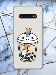 Прозорий чохол на Samsung Galaxy S10 дизайн Коктейль Єдиноріг принт 96