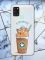 Прозорий чохол на Samsung Galaxy A21s дизайн Капучіно котик принт 97