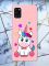 Матовий рожевий чохол на Samsung Galaxy A31 дизайн Єдиноріг принт 102