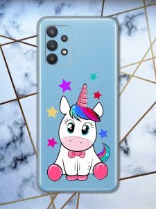 Прозорий чохол на Samsung Galaxy A32  дизайн Єдиноріг принт 102