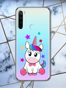 Прозорий чохол на Xiaomi Redmi Note 8  дизайн Єдиноріг принт 102