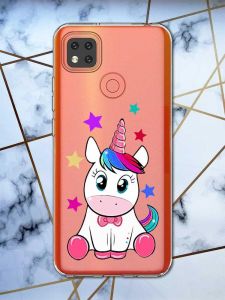 Прозорий чохол для Xiaomi Redmi 9C дизайн Єдиноріг принт 102