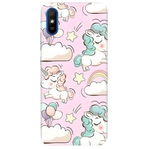 Чохол на Xiaomi Redmi 9A  дизайн Єдинороги принт 106