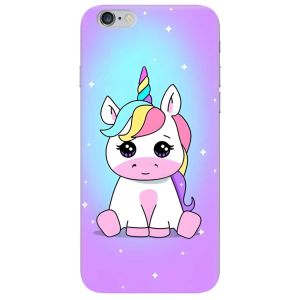 Матовий чохол на iPhone 6+/6 Plus Єдиноріг принт 103