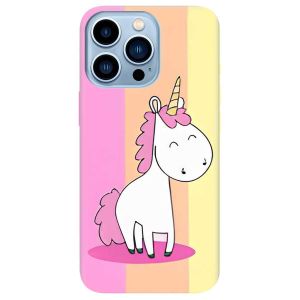 Матовий чохол на Apple iPhone 13 Pro Max дизайн Єдиноріг принт 104