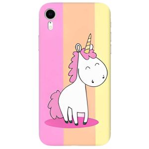 Матовий чохол на iPhone XR дизайн Єдиноріг принт 104