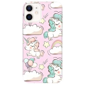Чохол на iPhone 12 mini :: Єдинороги (принт 106)