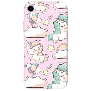 Матовий чохол на iPhone XR дизайн Єдинороги принт 106