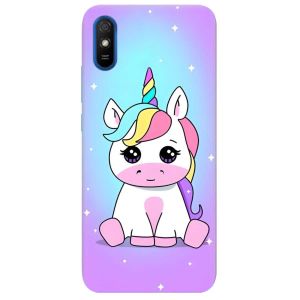 Чохол на Xiaomi Redmi 9A  дизайн Єдиноріг принт 103