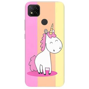 Чохол для Xiaomi Redmi 9C дизайн Єдиноріг принт 104