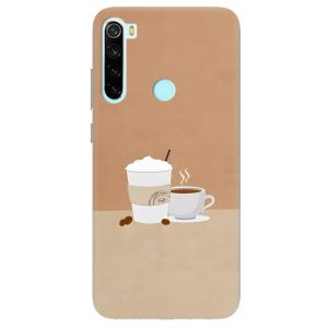 Чохол на Xiaomi Redmi Note 8  дизайн Кава принт 108