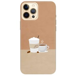 Чохол на iPhone 12 Pro Max дизайн Кава принт 108