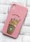 Матовий рожевий чохол на Apple iPhone XR дизайн Капучіно котик принт 97