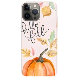 Чохол на Apple iPhone 13 Pro дизайн Привіт, осінь принт 111
