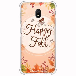Чохол з потовщеними кутами на Xiaomi Redmi 8A дизайн Щасливої осені принт 110