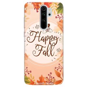 Чохол на Xiaomi Redmi Note 8 Pro  дизайн Щасливої осені принт 110