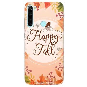 Чохол на Xiaomi Redmi Note 8  дизайн Щасливої осені принт 110