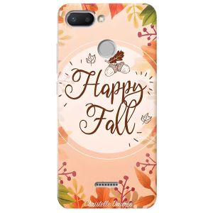 Чохол на Xiaomi Redmi 6  дизайн Щасливої осені принт 110