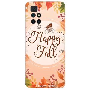 Чохол для Xiaomi Redmi 10  дизайн Щасливої осені принт 110