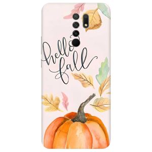 Чохол на Xiaomi Redmi 9 дизайн Привіт, осінь принт 111