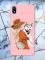 Матовий рожевий чохол на Xiaomi Redmi 7A дизайн Дівчина з песиком принт 115