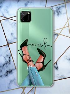 Прозорий чохол на Realme C11 дизайн Ніжки принт 60