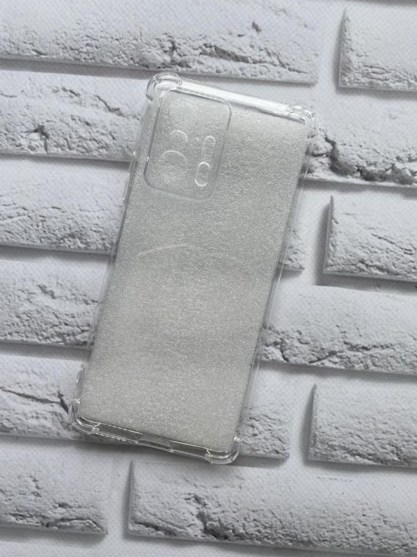 Прозорий силіконовий чохол із потовщеними кутами на Xiaomi 11T