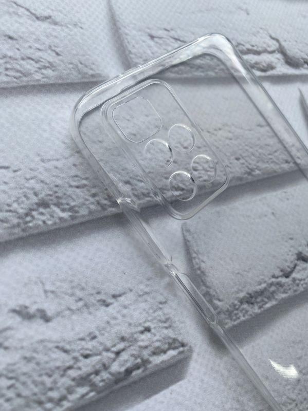 Прозорий силіконовий чохол на Xiaomi Redmi 10