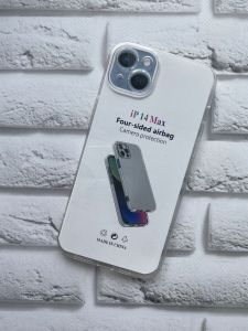 Прозорий силіконовий чохол із захистом камери для iPhone 14 Plus