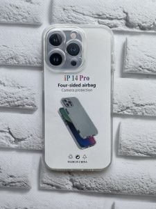 Прозорий силіконовий чохол із захистом камери для iPhone 14 Pro