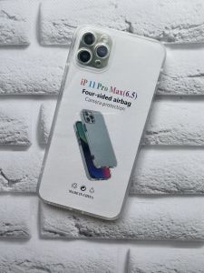 Прозорий силіконовий чохол із захистом камери для iPhone 11 Pro Max (6,5)