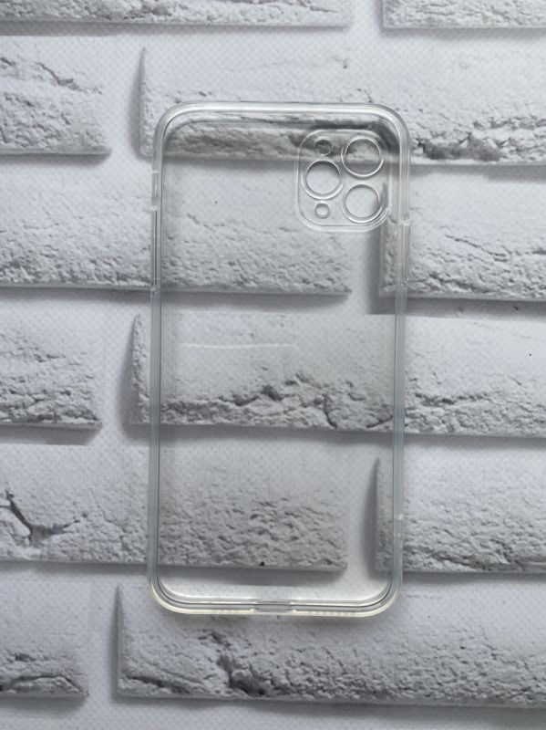 Прозорий силіконовий чохол із захистом камери для iPhone 11 Pro Max (6,5)