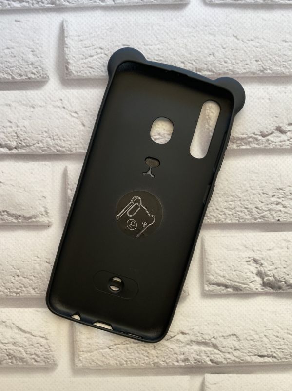 Силіконовий чохол для Samsung Galaxy А30 (2019) А305 / A20 Ведмедик чорний