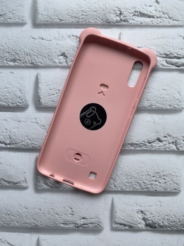 Силіконовий чохол для Samsung Galaxy M10 Ведмедик рожевий