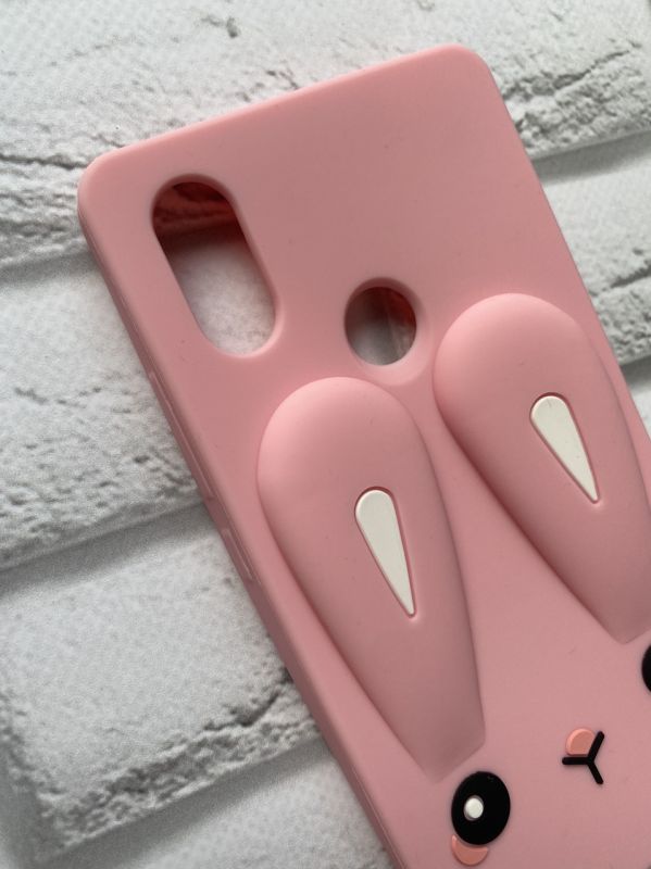 Силіконовий чохол для Xiaomi Redmi 8se Кролик світло-рожевий