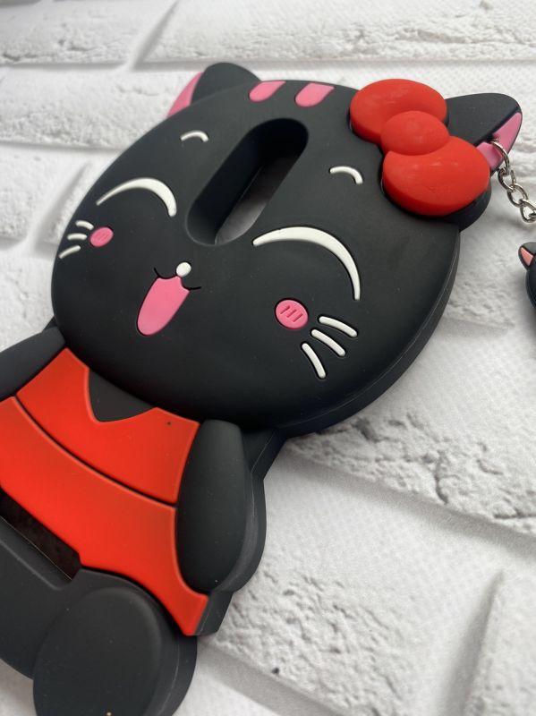 Силіконовий чохол для Xiaomi Redmi Note 4 / Note 4X Кітті з брелком