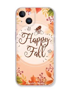 Чохол із захистом камери на iPhone 14 :: Щасливої осені (принт 110)