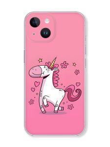 Матовий чохол із захистом камери на iPhone 14 Єдиноріг принт 105